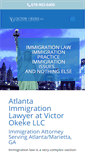 Mobile Screenshot of okekeimmigrationlawyer.com